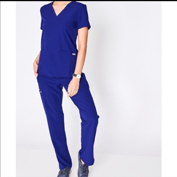 Figs Other Figs Scub Set Limited Edition Electric Blue Deep Royal